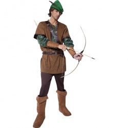 Kostým Zbojník Robin Hood, extra deluxe