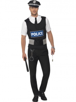 Pánský kostým Policista s vestou