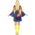 Kostým Hippie dámský - duhový