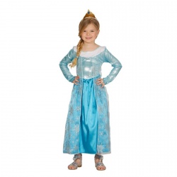 Dětský kostým princezna - modrá